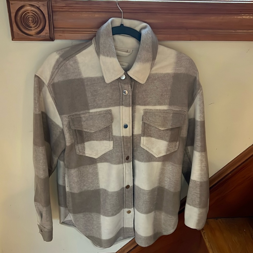 Abercrombie flannel shacket